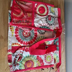 NIB - Thirty-One Organizing Zip Top Utility Tote Bubble Bloom